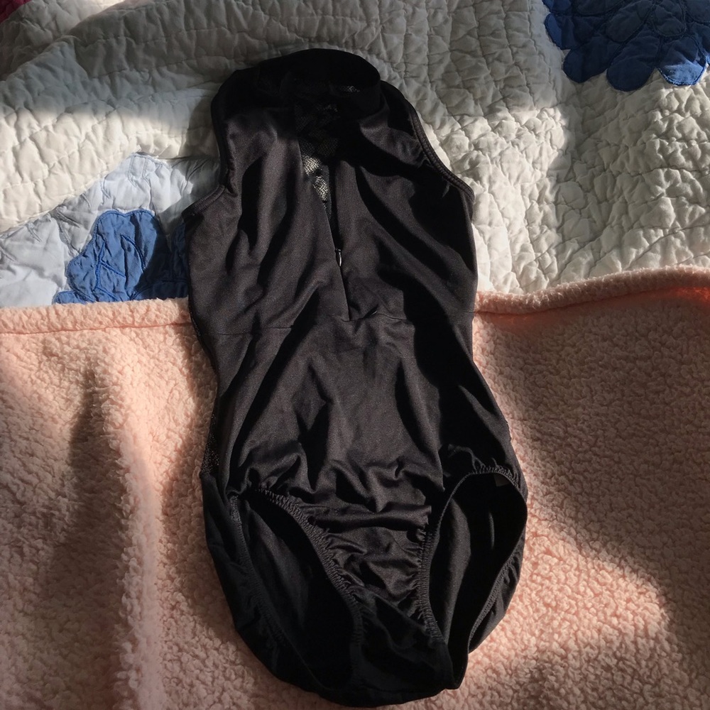 Black Natalie Leotard